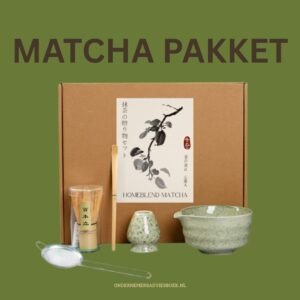 Het Matcha pakket, voor een authentieke bereidingswijze