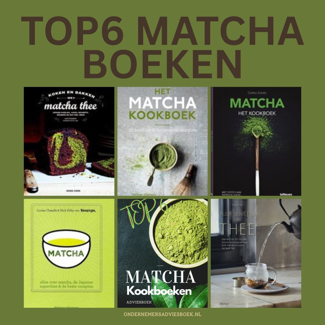 Matcha boeken vol gerechten en heerlijke recepten voor een goede gezondheid. De TOP6 kookboeken