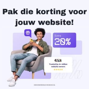 webhosting bij hostinger nu met 20% korting