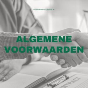 Een voorbeeld van algemene voorwaarden diensten met tips en boeken voor jouw onderneming